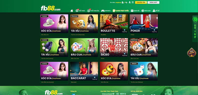 Casino trực tuyến FB88