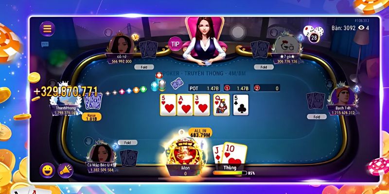 Cách đánh Poker online