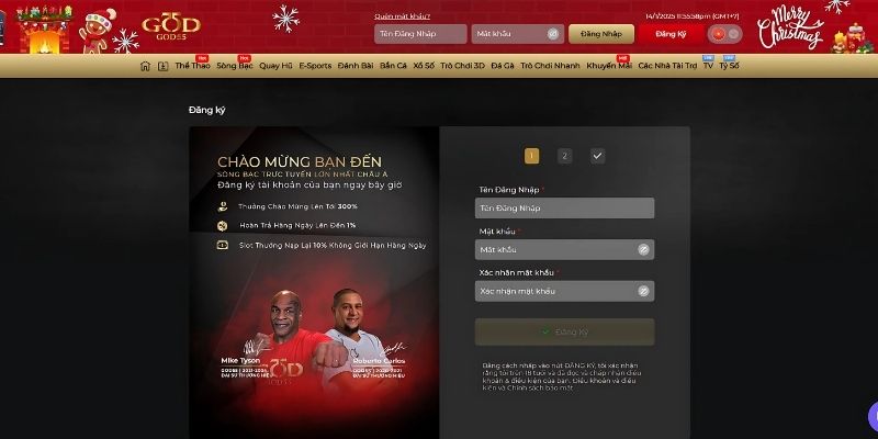 Đăng ký tài khoản top casino online God55