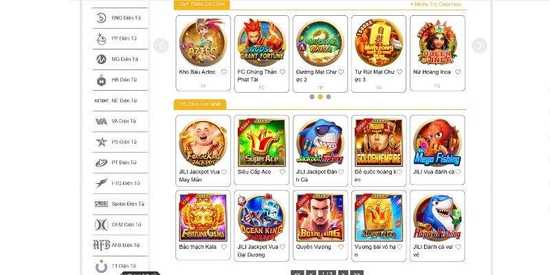 hàng loạt phiên bản casino trực tuyến VIPWIN