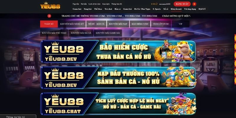 khuyến mãi casino online Yeu88